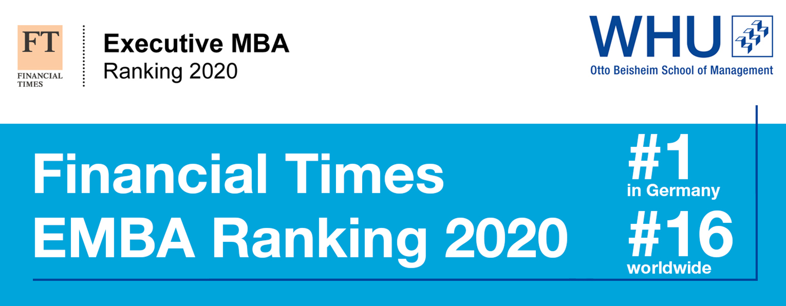 FT EMBA Ranking WHU Moves Up Even Further WHU
