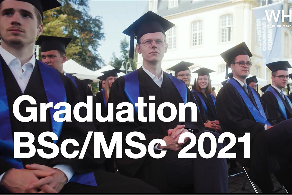 a video with all graduates of the BSc and MSc programs at WHU
