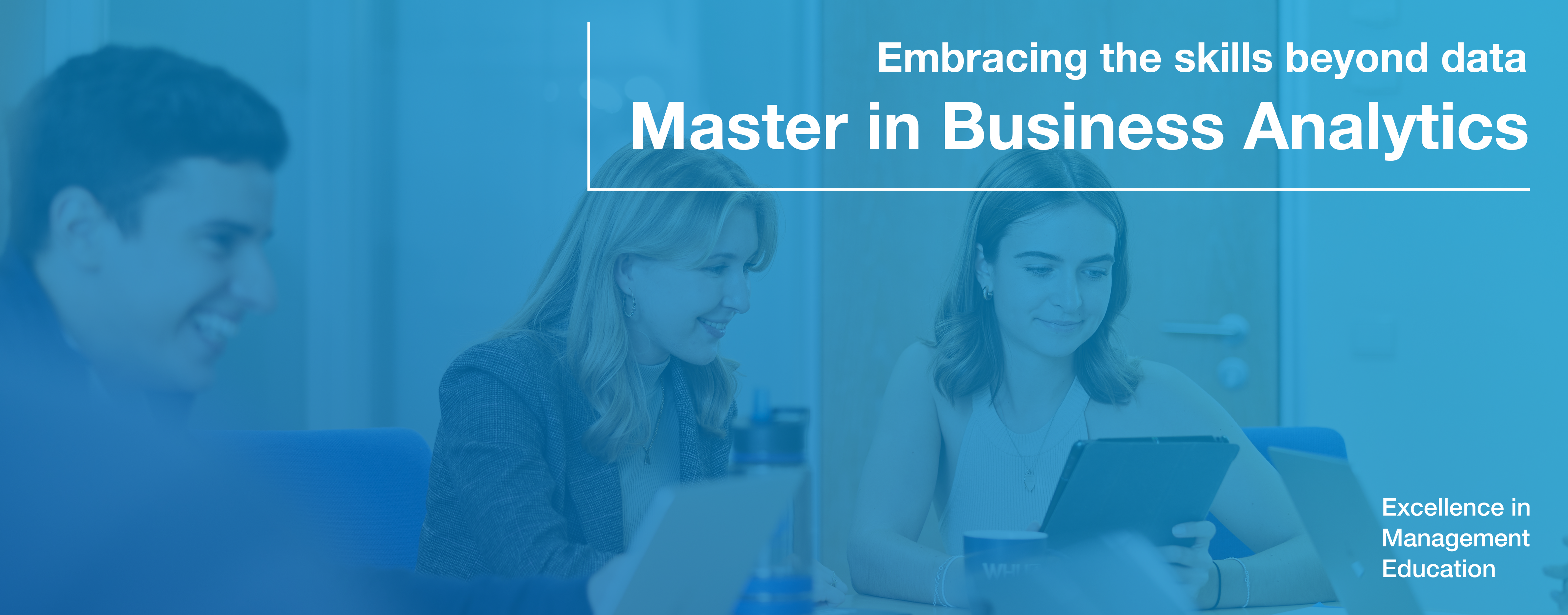 [Translate to English:] Studierende im Master in Business Analytics