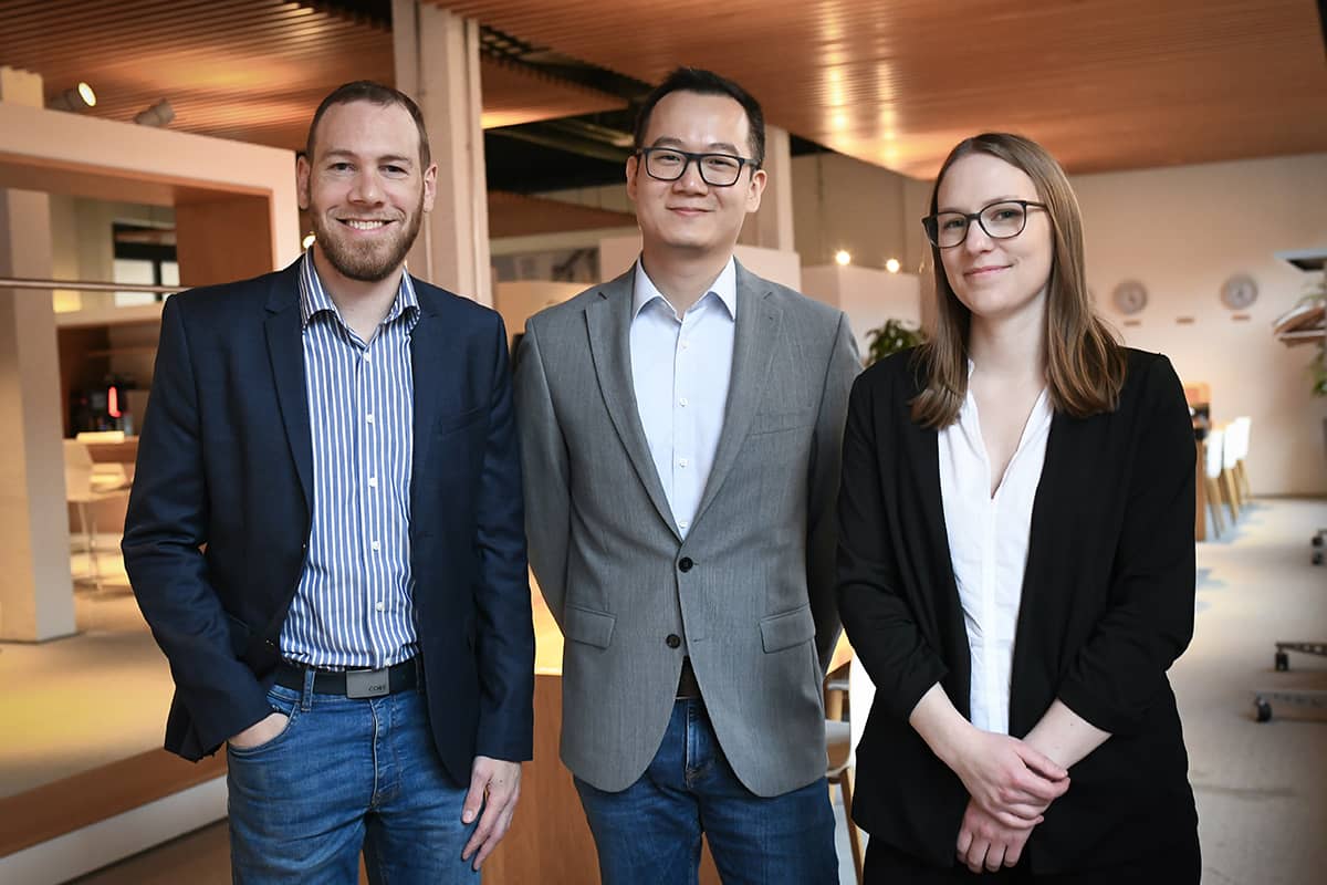The MBA Recruiting Team: Lars Weber, Chun-Rong Chen, and Selina Flick