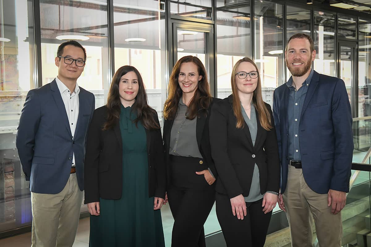 The MBA PSU Team: Chun-Rong Chen, Sabine Noe, Alexandra Ionescu-Isar, Selina Flick, and Lars Weber